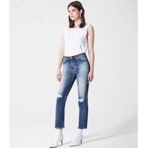 AG The Isabelle High Rise Straight Crop Jean Size 24